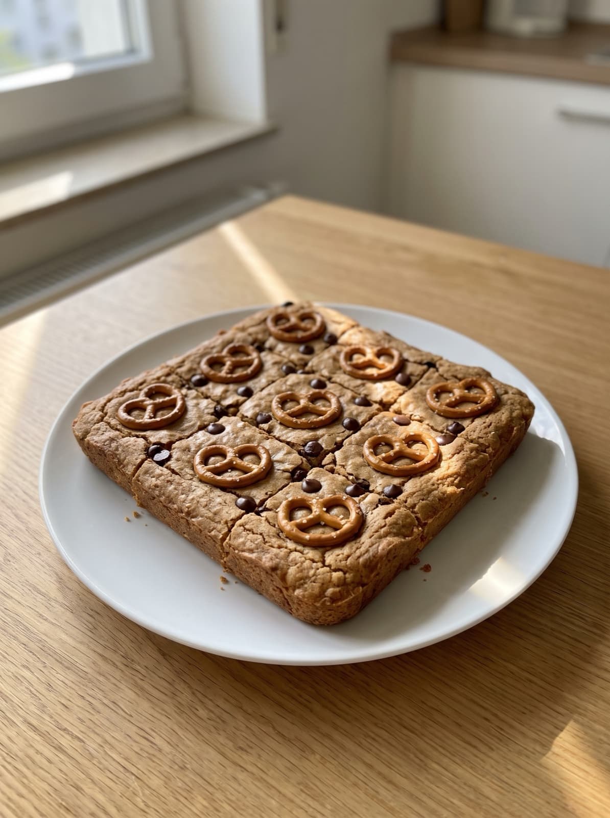 Weiße Bohnen Blondies