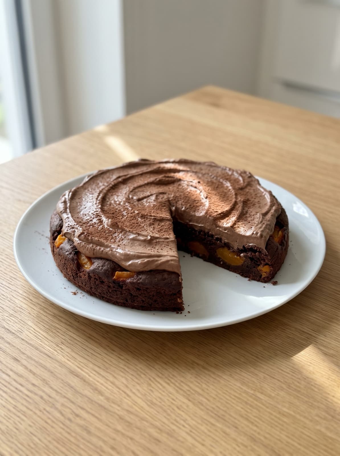 High Protein Aprikosen-Kuchen