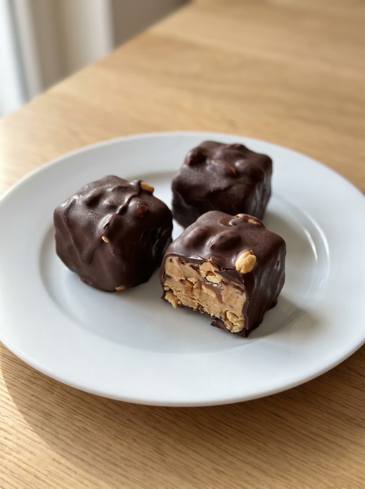 Snickers inspired Eis Würfel