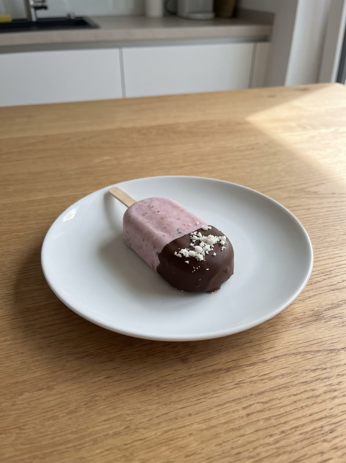 Frühstückstaugliches Himbeer-Skyr-Eis