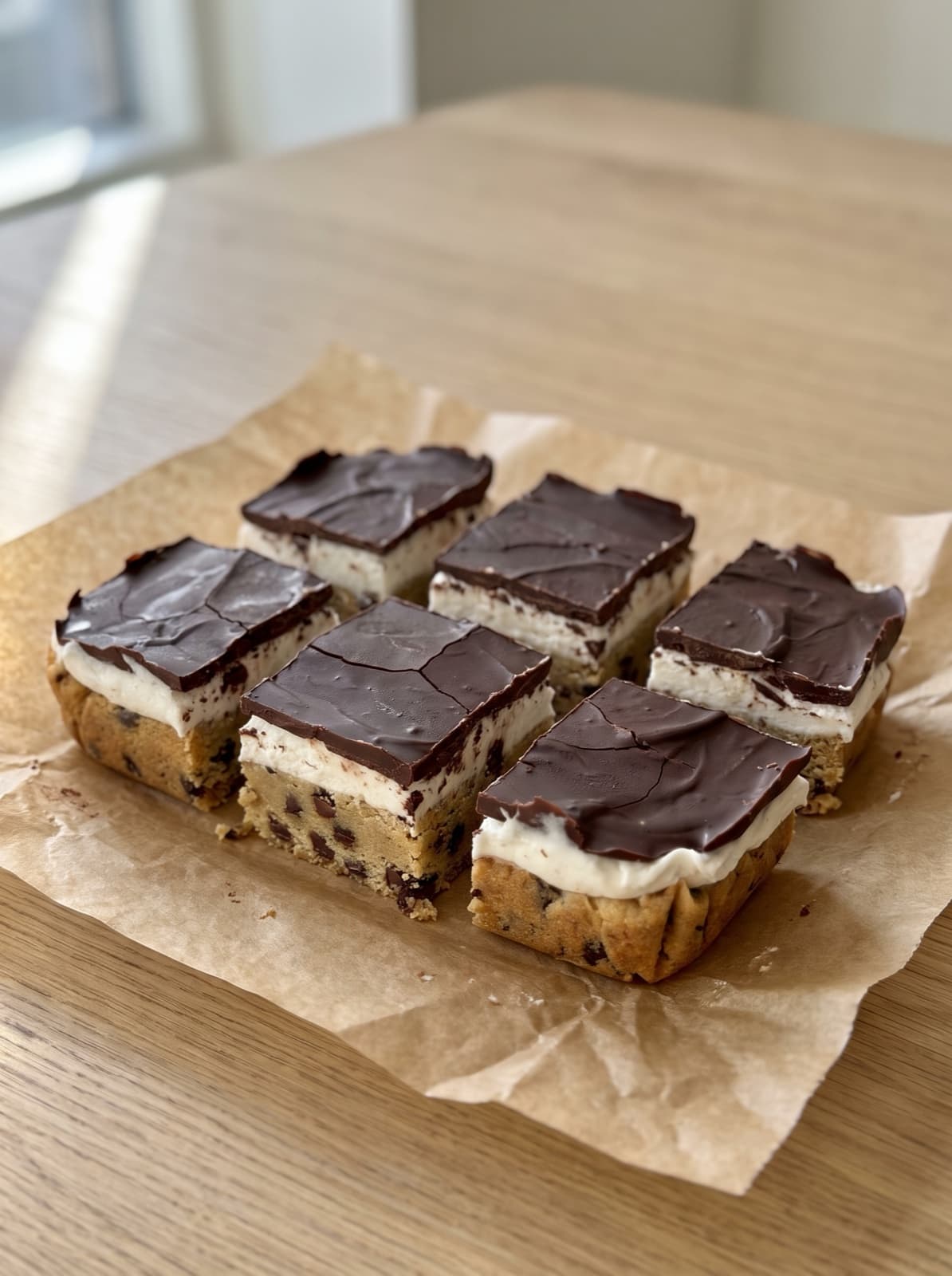 Cookie Dough ice cream Squares