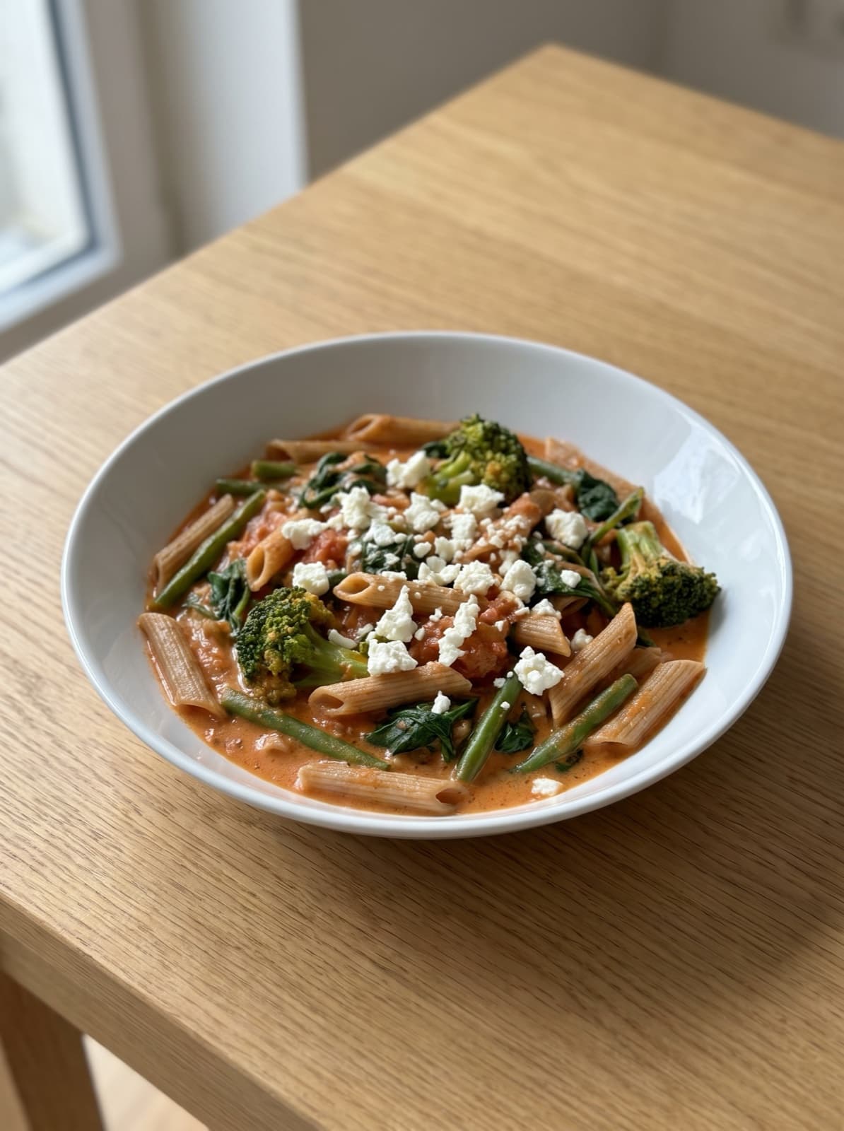 Gemüse-Pasta-One-Pot-Lunch