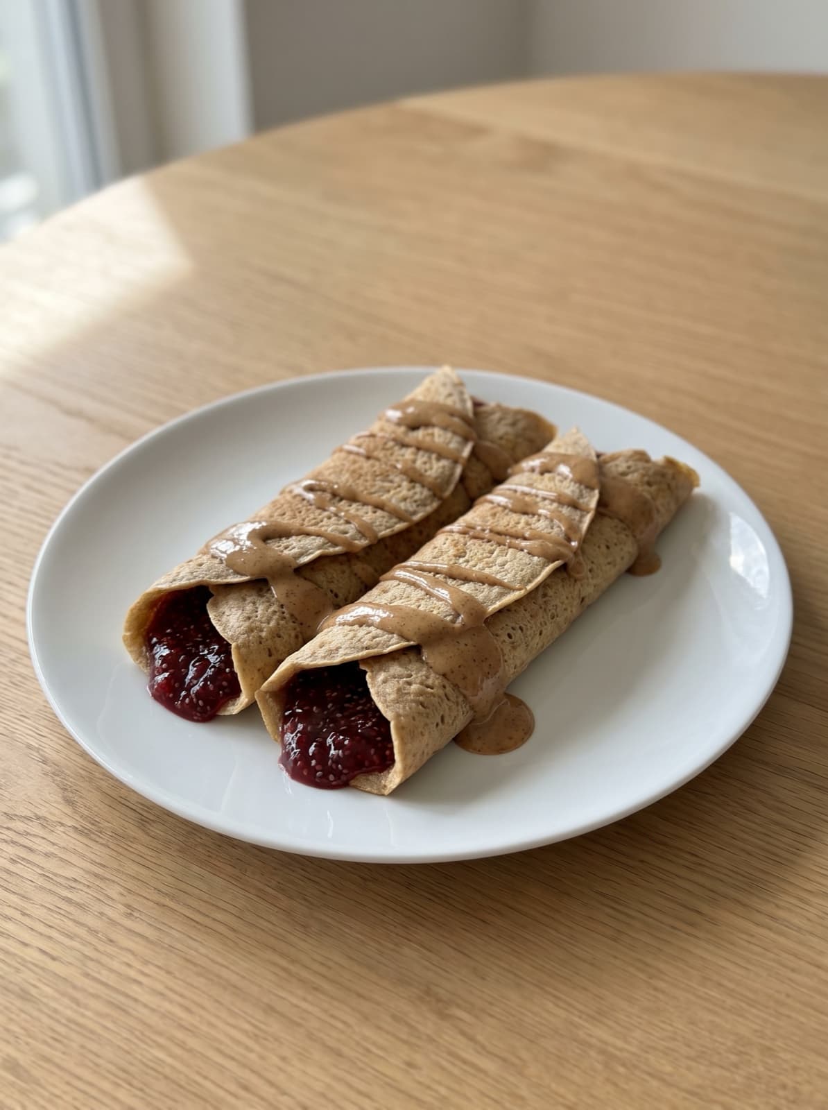 Proteinreiche Kichererbsen Palatschinken