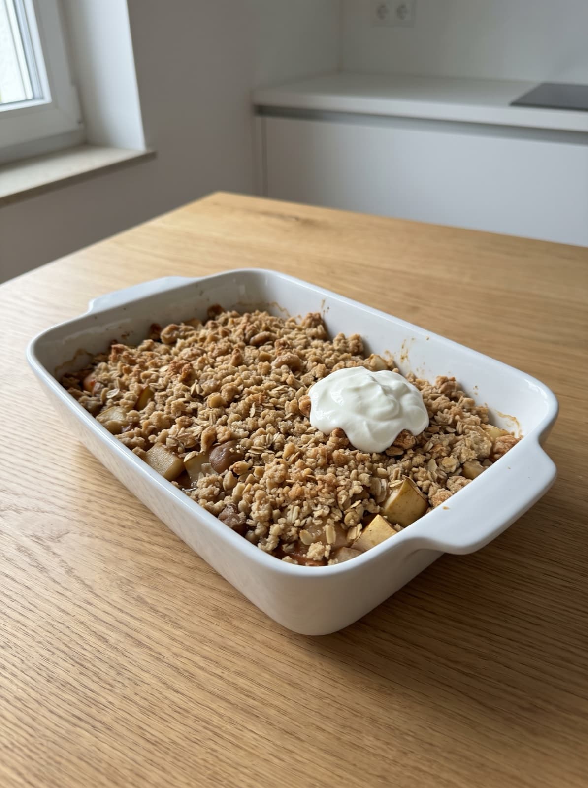 Herbstliches Maroni Crumble