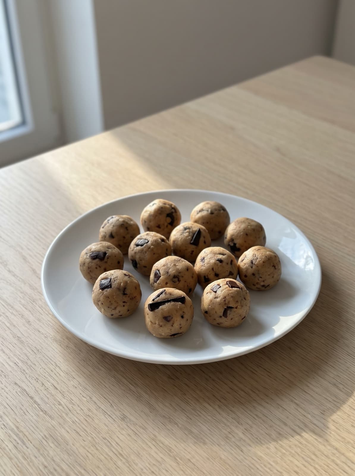 Kichererbsen-Proteinbällchen
